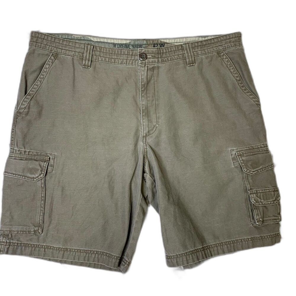 Mens Redhead Green Cargo Shorts 10" Inseam Pockets Streetwear Outdoors Leisure